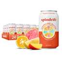 Spindrift Sparkling Water, Tropical Lemonade Flavored, Made with Real Squeezed Fruit, 12 Fl OZ Cans, Pack of 24 (Only 13 Calories per Can) Best By: 01/22/2026
