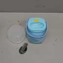 2-in-1 Insulated Food Jar with a Snack Container - 15oz Kids Soup Thermos for Hot Food with Handle and Spoon, Leak Proof Bento Lunch Box Kids, Perfect for School & Travel, Tiffany Blue