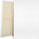 Large Canvases for Painting, 36x48 Inch 2-Pack Painting Canvas 100% Cotton Fivefold Gesso Triple Primed White Blank Artist Tempera Paint Canvases for Oil & Acrylic Paints Wet Art Media