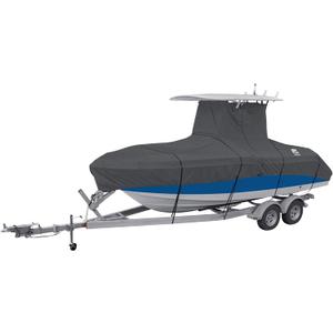Classic Accessories StormPro Heavy-Duty T-Top Boat Cover, Fits Boats 22 ft - 24 ft Long x 116 in Wide