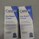 2 x CeraVe Eye Repair Cream, Under Eye Cream For Puffiness And Bags Under Eyes, Hyaluronic Acid + Niacinamide + Marine Botanical Complex, Oil Free & Opthalmologist Tested