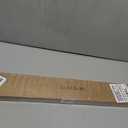 No Drill Cordless Vinyl Mini Blinds,White,33.5" W x 36" H