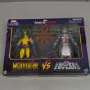Marvel Legends Series Gamerverse Wolverine vs Marvel's Silver Samurai, Retro Video Game -Inspired Collectible 6-Inch Action Figures