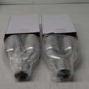 2 Pack Dual Exhaust Tip 2.5" Inlet, 3.5" Outlet, 9.5 Inch Length, Polished Stainless Steel Exhaust Tailpipe Tip, Double Staggered Tips, Welded Angled Headers for Cars Trucks