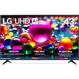 LG 43UA7700P 43 inch Class UA77 Series LED AI 4K Smart webOS TV (2025)
