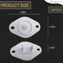 Seentech 8577274 Dryer Thermistor and 3392519 Dryer Thermal Fuse - Exact Fit for Whirlpool Kenmore Maytag Inglis - Replace 8577274, 3390292, 3406294, 3976615, 772546, AP3919451, AP601351
