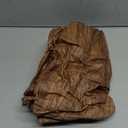 Walrus Round Vinyl Fitted Tablecloth with Flannel Backing Elastic Edge Design Table Cover Waterproof Oil-Proof PVC Table Cloth Stain-Resistant Best for 32"-36" Round (Wood)