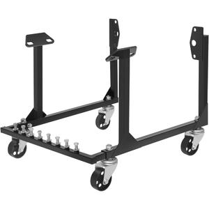 JY PERFORMANCE Rolling Engine Cradle Stand with Wheels Compatible with Chevy Small Block and Big Block, Heavy Duty Steel Engine Cradle, 750 LBS Capacity