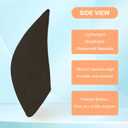 Waterproof Swimsuit Bra Inserts Pads 3 Pairs Removable Bathing Suit Insert Bikini Push up Inserts A/B or C/D,D/E Cup (Black)