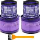 Filters Replacement for Dyson Vacuum Cleaner V11 Torque Drive, V11 Animal Complete Extra, V15 Detect Vacuums, SV14 Replace Part #970013-02 Washable and Reusable Hepa Filter