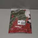 Artoid Mode Snowman Trees Winter Floral Vinyl Placemats Set of 4, Wipeable Red Christmas PVC Woven Table Mats for Party Kitchen Dining Decor, 12x18 Inch