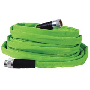 SienSlices Expandable Garden Hose 50FT - No Kink Flexible Water Pipe with 7 Pattern Spray Nozzle, Solid Brass Connectors and Retractable Latex Core, Lightweight Expanding Hose for Gardening, Green
