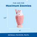 Barkbox Red Whine Milkshake Dog Toy Squeaky Dog Toys Plush Dog Toys Puppy and Pet Toys for X-Small to Small Dogs