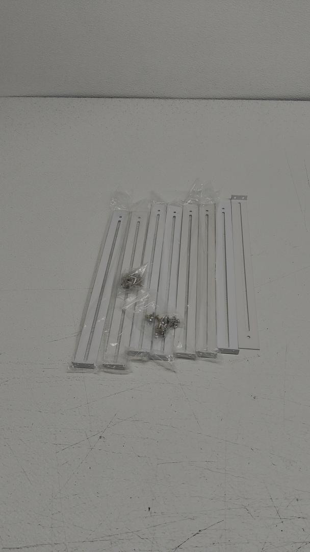 Rear Mount for RAIL Bracket White 8 Pack