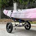Kayak Cart, Paddle Board Cart Kayak Trolley Canoe Dolly SUP Carrier with Airless Tires