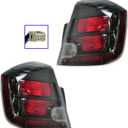 TRQ Rear Tail Lights Set NI2800188 NI2801188