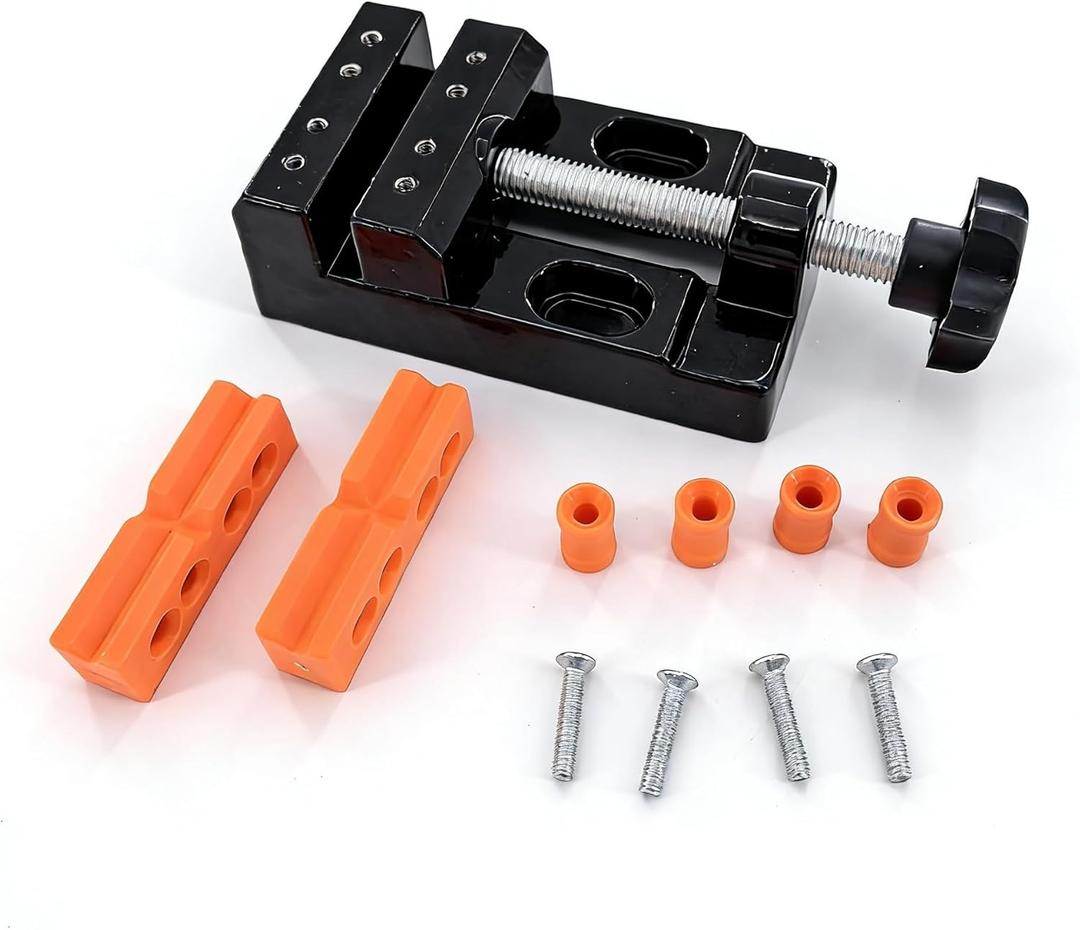 Mini Bench Vice Clamp Mini Flat Clamp Opening Parallel Table Vise for Watch Repairing Sculpture Craft Jewelry DIY Carving Tool