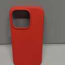 Designed for iPhone 14 Pro Case, Silicone Shockproof Slim Thin Phone Case for iPhone 14 Pro 6.1 inch (Red)
