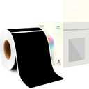 3 x 5 Inch 250Pcs Rectangle Color Coding Stickers,Strong Adhesion Easy to Write Label for Moving,Box Organization,Inventory,Business,Black