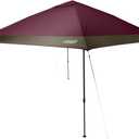 Coleman Oasis Instant Pop-Up Canopy Tent with Side Wall Attachment, Portable Shelter with Easy Setup & Takedown, Wheeled Carry Bag Included, 10x10ft Size