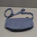 Crossbody Sling Bag for Women Men Trendy, Crescent Bag with Adjustable Strap, 2 Zippers Lightweight