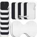 DOMAS TENS Unit Electrode Pads (XL) - 4x6 Inch for Back Pain Relief- Compatible with TENS 7000 and Other 2mm Pin Units - Reusable & Latex-Free