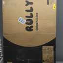 RULLY Donna Kids Bike for Girls Ages 2-7 Years, 12 14 16 Inch Princess Girls Bicycle with Doll Bike Seat, Training Wheels, Basket and Streamers, Kids Cycle Bikes, Multiple Colors (Purple)