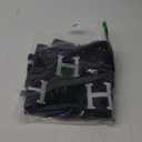 20x20'' inches Throw Pillow Cushion Covers - Black Embroidery H Letter Luxury Modern Style Couch Sofa Pillow Cover for Living Room Bedroom