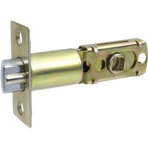 Geesatis Adjustable Deadlatch 2-3/8" or 2-3/4",45°Rotation Entry Door Lock Replacement Latch,Smart Door Lock Deadlatch,Golden,Pack of 1