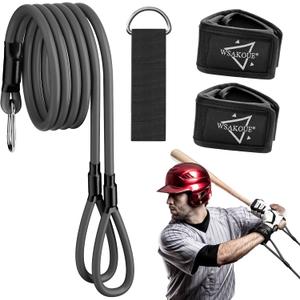 Baseball Band Resistance Band for Pitchers, Arm Trainer for Throwing Training (Grey)