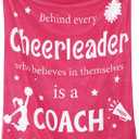Cheer Coach Gift for Women 40' x 50' Cheerleader Blanket Cheerleading Appreciation Gift Cheer Blanket for Birthday Graduation Retirement Sports Party(Pink)