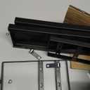 2 Pcs Expandable Window Sill Plant Shelf, 13.7 x 3.5 x 7.28 Inches, Stackable Narrow over The Sink Shelf, Adjustable Height Metal Window Sill Extender Shelves for Kitchen Bathroom (Black)