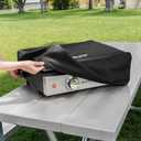 Blackstone 1724 22 Tabletop Griddle Cover for griddles Without a Hood or Hard Cover, Weather Resistant, Black