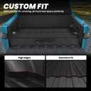 LASFIT Bed Mat for Rivian 2022-2026 R1T (4.5FT/4.5'Bed) Truck Bed, All Weather 4.5 ft Pick up Bed Liner for Rivian R1T Accessories, TPE Trunk Mat&Bed Liner (Not Fit Drop-in Liners)