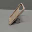 TORRAS Q3 Silicone 360 Spin for iPhone 17 Pro Case with Stand, Fit for MagSafe, Magnetic Ring Kickstand with Camera Control, Liquid Silicone Rubber Soft Phone Case for iPhone 17 Pro 6.3'', Dune Beige