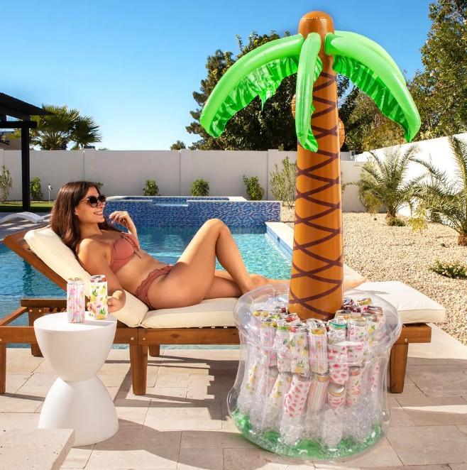 SLOOSH 60in Inflatable Palm Tree Cooler