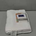 Casual Living White Cotton Bath Mats Set of 2 Towel Mats for Bathroom Floor Banded Rugs Soft Absorbent Ring Spun Cotton Washable Essentials Bathroom Shower Accessories, 34-inch x 21-inch, White