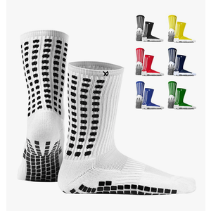 Lux Dual Grip Socks - Soccer Grip Socks for Men and Women. GripArray Performance & Comfort
