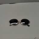 livho 2025 Trendy Oval Sunglasses - Stylish Polarized Shades for Everyday - Retro Metal Frames