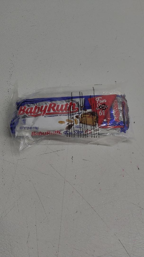Baby Ruth Chocolatey, Peanut, Caramel, Nougat, Fun Size Individually Wrapped Candy Bars, Great Valentine's Day Gifts for Kids, 3.9 oz each, Set Of 2, Best By: Mar 26 25