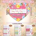 Leelosp 36 Pcs Happy Mothers Day Gifts Lip Balm Bulk Church Party Favors Lipstick Flower Christian Thank You Appreciation Lip Balms Gifts for Mom Grandmother Birthday Church Party Supplies