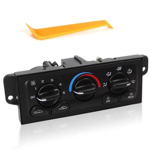 599-213 HVAC Climate Control Module Fit for 1997 1998 1999 2000 2001 2002 2003 2004 2005 Chevy/Chevrolet Malibu, 599213 AC Heater Control, HVAC Control Panel Replace 22601654 22601655 22718118