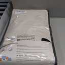 100% Blackout Shield Linen Blackout Curtains for Bedroom 84 Inches Long, Back Tab/Rod Pocket Living Room Drapes, Thermal Insulated Blackout Curtains 2 Panels Set, 50" W x 84" L, Cream