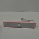 Redragon GS560 RGB Desktop Soundbar, 2.0 Channel Computer Speaker with Dynamic Lighting Bar Audio-Light Sync/Display, Touch-Control Backlit with Volume Knob, USB Powered w/ 3.5mm Cable, Pink