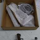 Veken 10" Luxurious All Metal Rain Shower Head with Handheld, High Pressure Rainfall Shower Heads wih Extension Arm, Wide Dual Showerhead with Spray Combo, Bathroom Accessories, Chrome, Silver