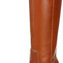 ZODIAC Women's Cindy Tall Block Heel Boot (Brown, 9 1/2, Medium)