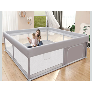 Baby Playpen 50x50 Inch, Play Pens for Babies and Toddlers Baby Fence Play Yards for Indoor & Outdoor with Breathable Mesh Anti-Fall Playpen