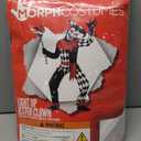 Morph Light Up Mask Kids Jester Costume Evil Clown Scary Halloween Outfit for Boys and Girls (X-Large)