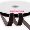 Nylon Brown Velvet Ribbon Single Sided,5/8 Inch X 25Yards Spool