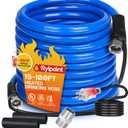 50FT15-100FT Heated Water Hose for RV,Heated Drinking Water Hose,Lead and BPA Free,1/2"Inner Diameter,Temperatures Down to -47F,Rv Accessories for Campers, Livestock, Agriculture